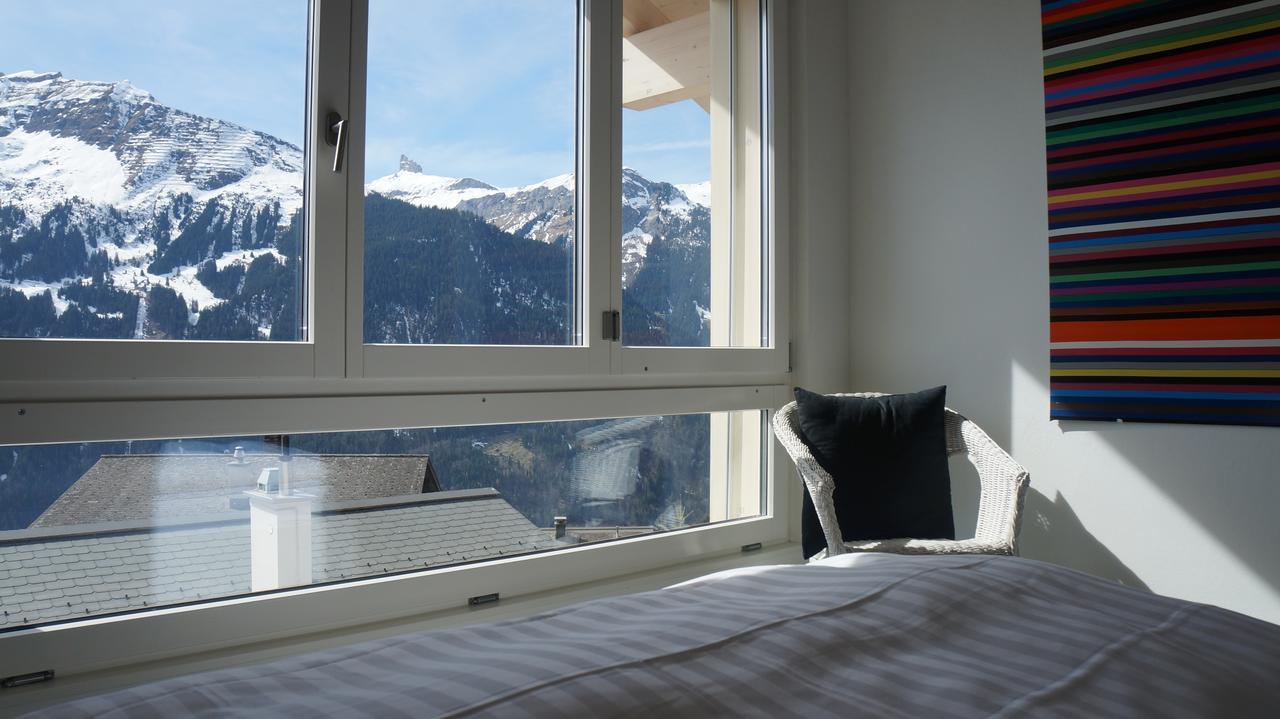 Chalet Brunner Penthouse Wengen Exterior photo