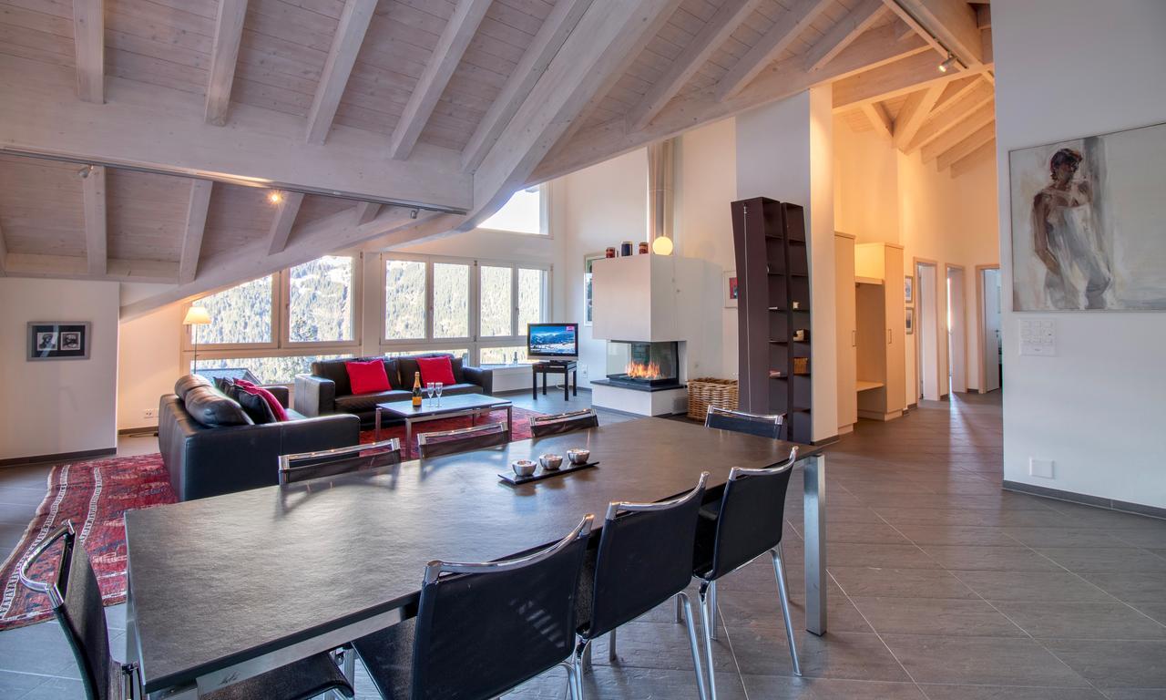 Chalet Brunner Penthouse Wengen Exterior photo